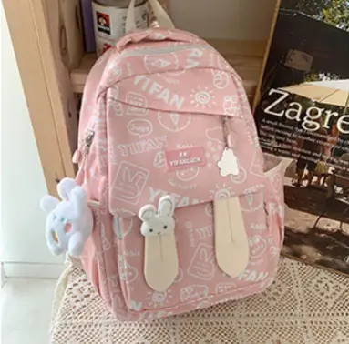 Graffiti print Teenage bag